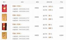 山西香烟图片及价格